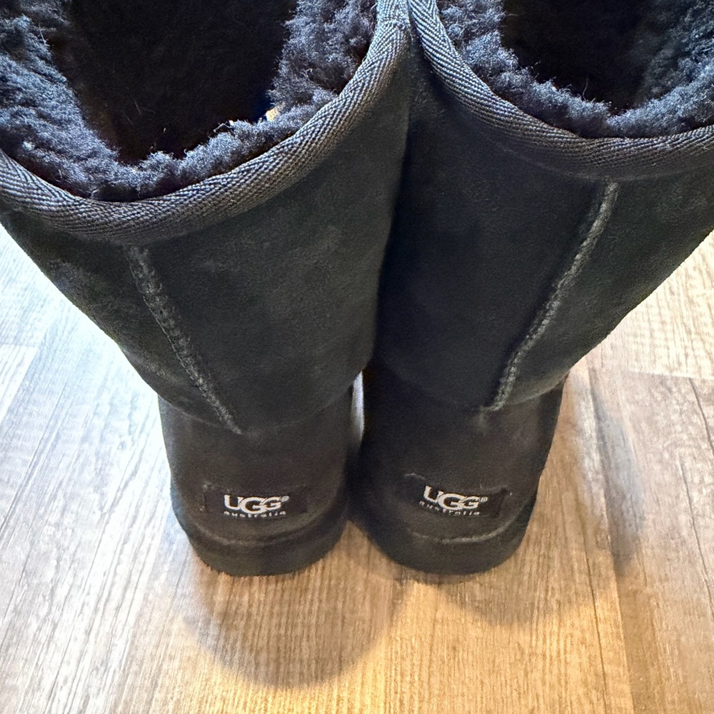UGG Black Suede Boots Size women’s 9 Uggs - Picture 3 of 7